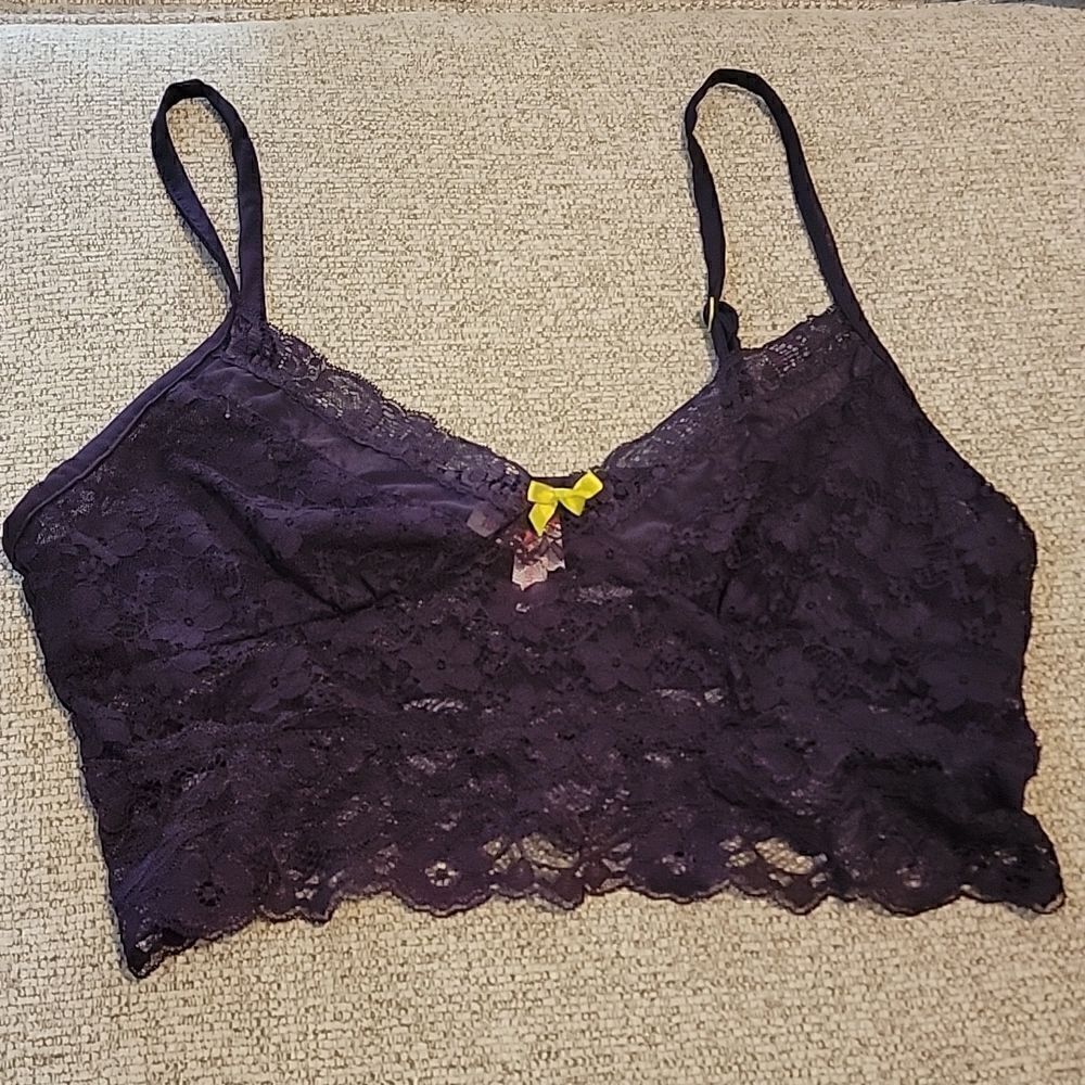 Cosmopolitan purple layering bralette